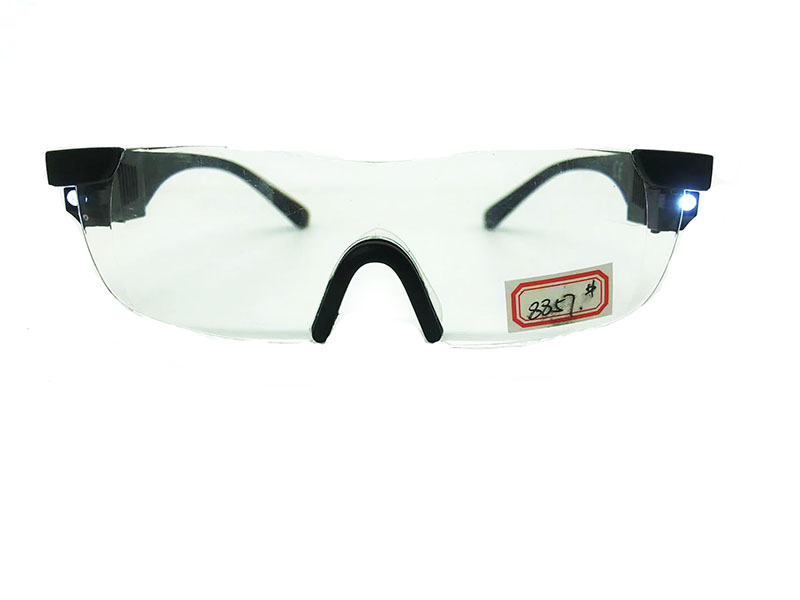 Automated manual LED magnify glasses